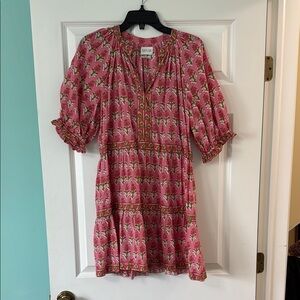 Pink Floral Dress by Saylor size medium